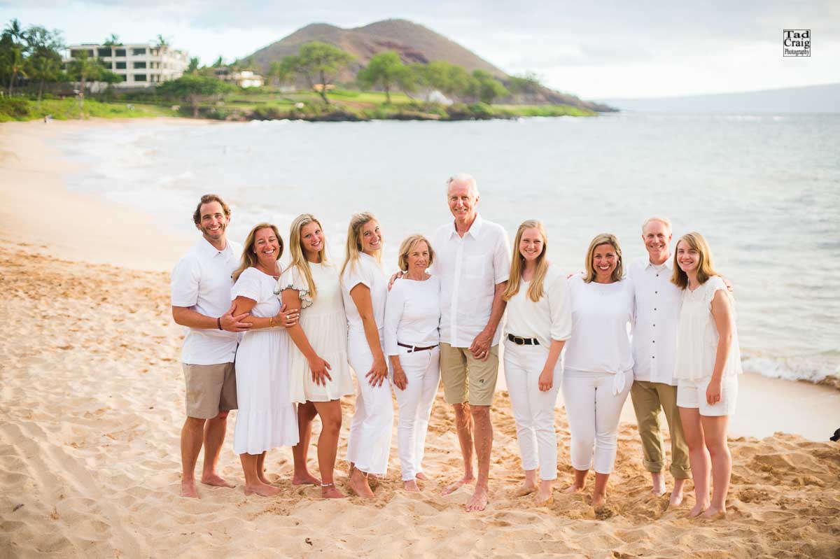 Loving Family being together on a Maui Beach