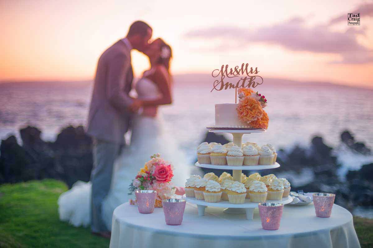 Maui Cake Kisses at the White Orchid Beach House 